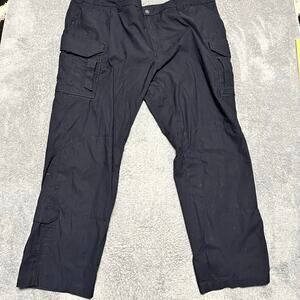 First Tactical Pants Mens 52 (52x32.5) Navy Blue Cargo Straight Fit Ripstop